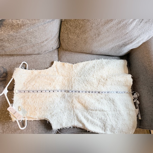 NWT J. Crew Cream Textured Tweed Pleated Mini Sleeveless Dress, 14 - Picture 7 of 7